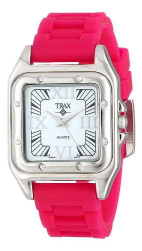 Reloj Mujer Trax Tr5132-wf Cuarzo 35mm Pulso Rosado En