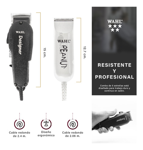 Combo All Star Cortadora Y Terminadora Wahl Profesional