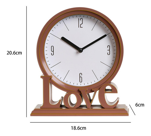 Reloj De Mesa Decorativo De 2 Piezas Que No Hace Para El