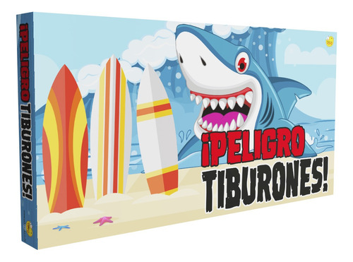 Juego De Mesa Peligro Tiburones Yuyu Original Niños +5 Años