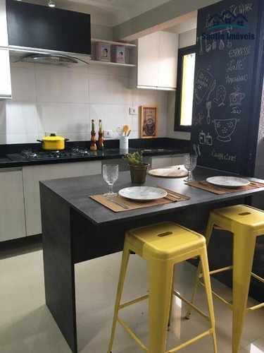 Cobertura Com 2 Dormitórios,espaço Gourmet,vaga Coberta À Venda, 98 M² - Cidade Jardim - São José Dos Pinhais/pr - Co0438