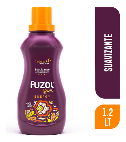 Fuzol Suavizante Ropa Sens Energy Frasco 1200 Ml