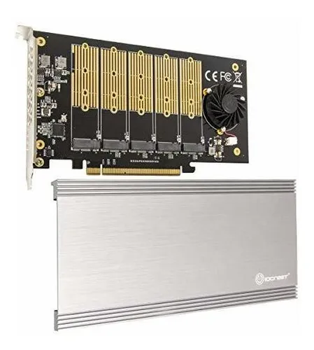 Tarjeta De Expansión Pci-e 3 0 X2 Para 5 Ssd M 2 Sata - Si-