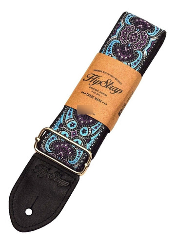 Correa Para Guitarra Hipstrap Kashmir Turquoise Vintage