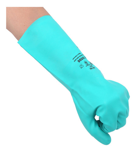 Guantes De Trabajo, 1 Par De Guantes De Nitrilo Resistentes