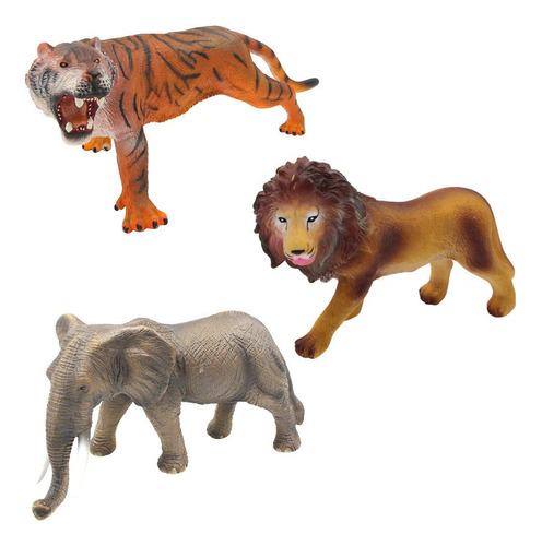 Animal Elefante / Leao / Tigre / Guepardo De Vinil Animais