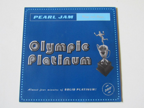 Vnilo Single Pearl Jam Olympic Platinium Ascap U.s.a