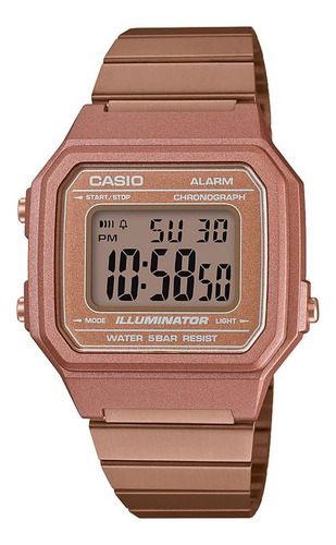Reloj Casio Vintage Para Mujer Color Rosa B650wc-5avt