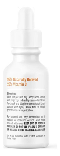 M3 Naturals Serum Facial Profesional Sin Perfume 30 Ml Momento De Aplicación Día/noche Tipo De Piel Normal