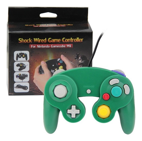 Joystick Control Mando Para Game Cube Verde