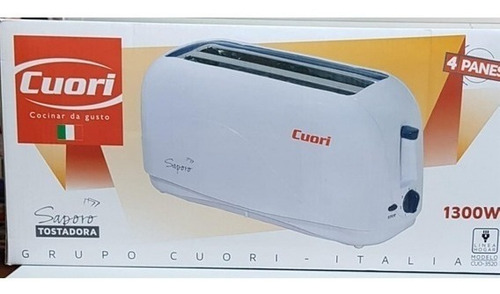 Tostadora De Pan Eléctrica Para 4 Panes 1300w Cuori Saporo