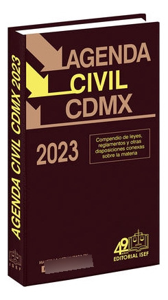 Libro Agenda Civil De La Ciudad De Mexico 2023 43 Ed Nvo