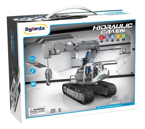 Kit De Robótica E Ingeniería Infantil Grúa Hidráulica Steam