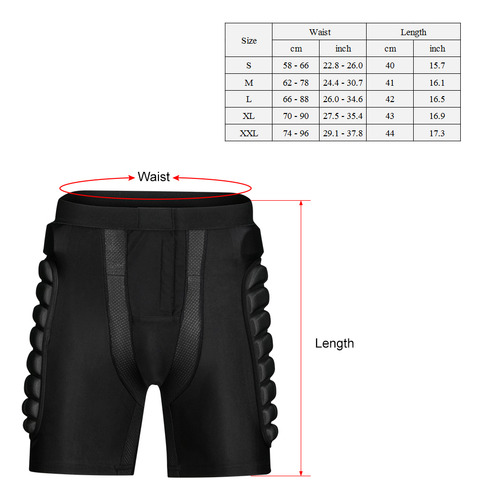 Pantalones Cortos Hip Conservation Para Hombre, Protección D