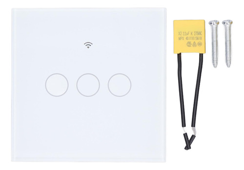3 Interruptor De Panel Táctil De Pandillas Wifi Rf433