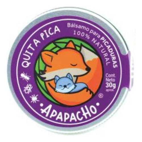  Balsamo Picadura Quita Pica Niños Y Adultos Apapacho 30g