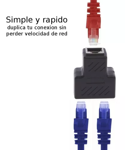 Splitter Rj45, Duplicador Para Conexión De Red