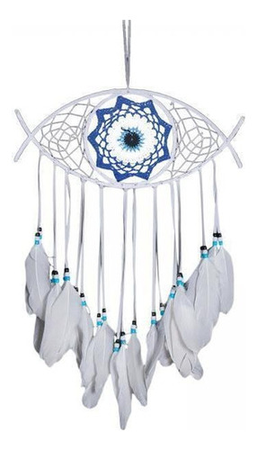 Atrapasueños Feather Evil Eye, 2 Unidades [u]