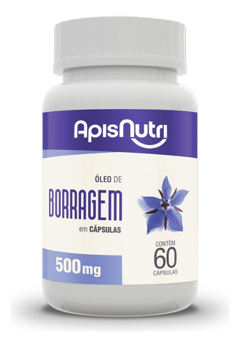 Óleo De Borragem (60 Cápsulas) 500 Mg