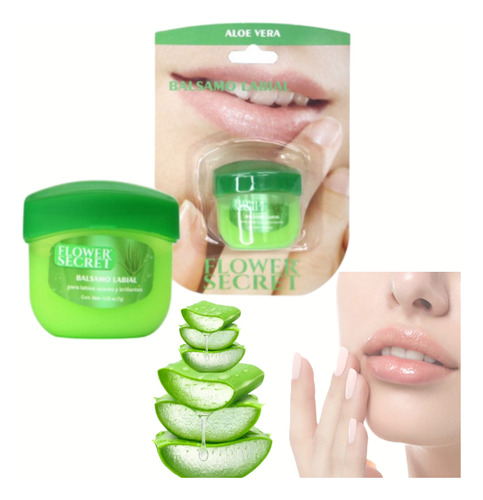 Balsamo Labial Aloe Vera / Hidratacion Y Reparación  7gr 