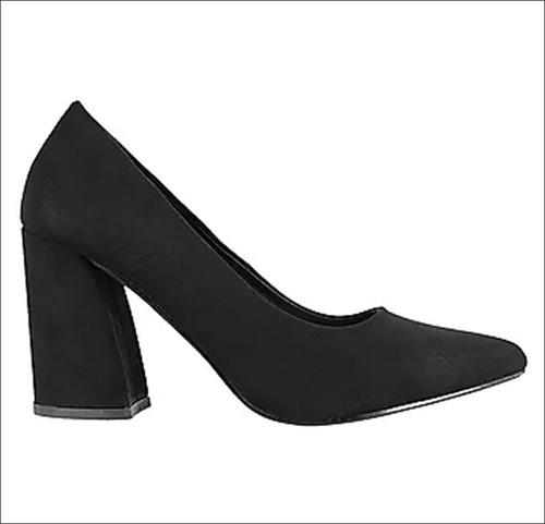 Zapato Mujer Formal Negro Taco Envio Gratis