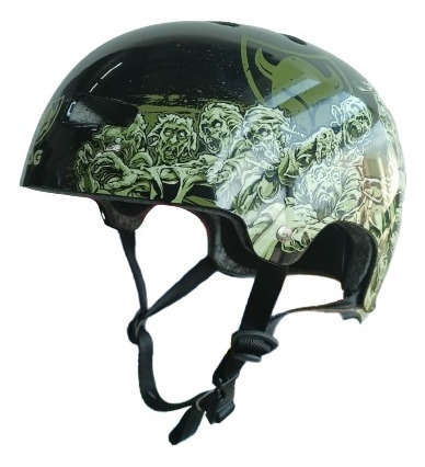 Casco De Ciclismo Tsg Evolution Art Design Goldbeck Zombie