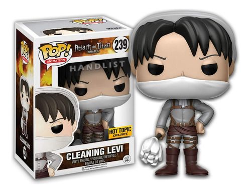 Funko Pop Ataque A Los Titanes - Limpiador Levi Toy 239