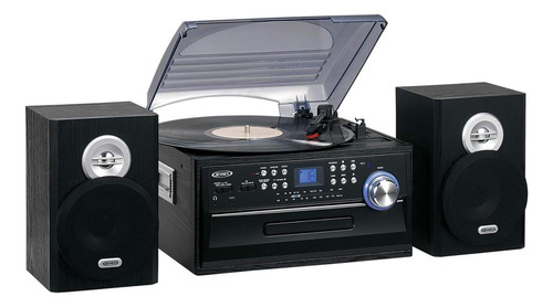 Jensen Jta-475b Tirnable Estéreo De 3 Velocidades Con De Cd,