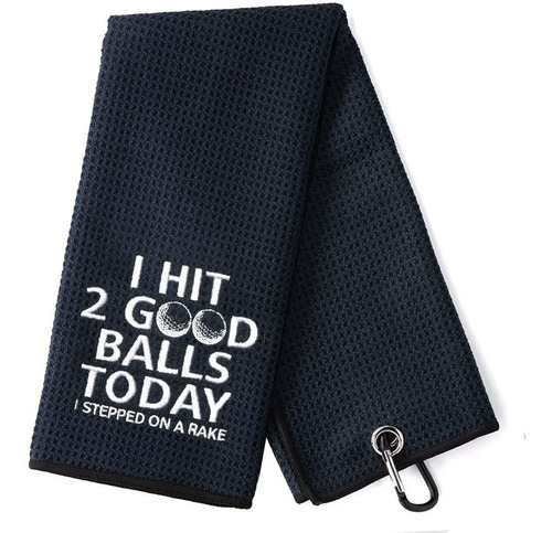 Toalla De Golf Divertida I Hit 2 Good Balls Today  Toal...