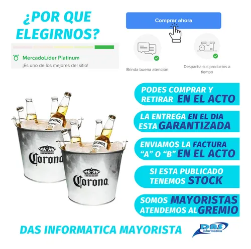2 Fraperas De Hielo Cerveza Corona Balde Hielera Destapador