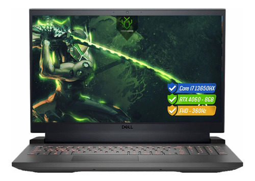 Portatil Gamer Dell G15 Core I7 13th 32gb 1tb Rtx 4060 Fhd