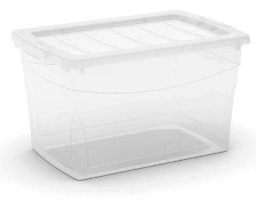 Caixa Organizadora 29 L Omni Box Curver Transparente Keter Cor Água Liso