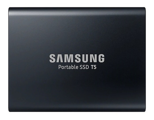 Imagen 1 de 3 de Disco sólido externo Samsung T5 MU-PA1T0B 1TB negro