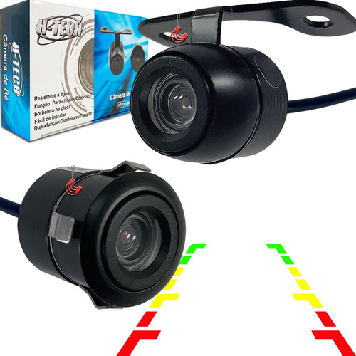 Imagem 1 de 7 de Câmera De Ré / Frontal Dianteira Automotiva Ht-cr120 H-tech