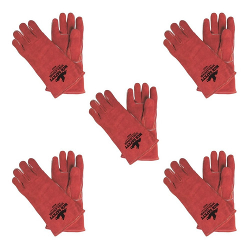 Guantes Resistentes Al Calor Uso Industrial 4320 Paq. 5 Pzas