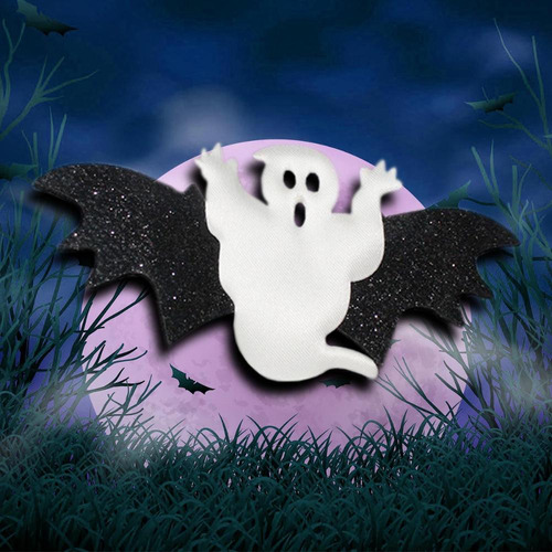 Presilhas Halloween Acessórios Luxo Fantasmas Aranha Abobora Cor Fantasma