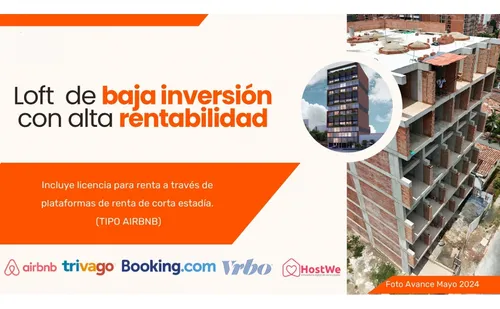 Venta Apartaestudio En Medellín Laureles - Airbnb Rentas Cortas