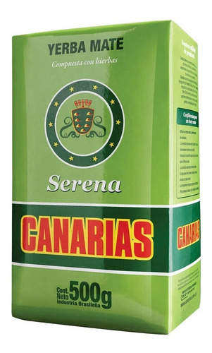 Imagen 3 de 3 de Yerba Mate Canarias Serena 500 Gr Medio Kilo