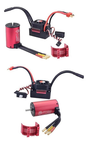 Motor Impermeable 1:10 Rc Buggy Sin Escobillas Y 80a Esc 366