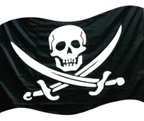 Comprar Bandera Pirata 30x40 Cm. Ideal Lanchas Y Barcos - Náutica Color Negra