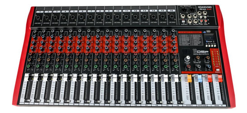 Mixer 16 Canais Interface Soundvoice Mr162 Rubi Efeitos + Bt