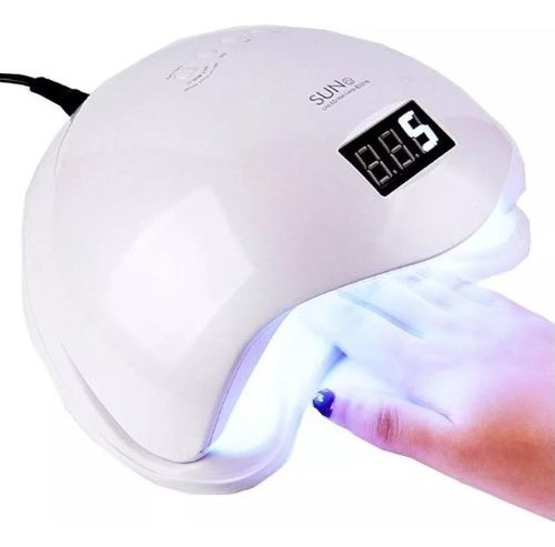 Lampara Uv Led Uñas Sun 5 Gel Secado Rapido 48w 