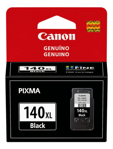 Cartucho Canon Original Pg-140xl Negro. 11ml. 300 Paginas