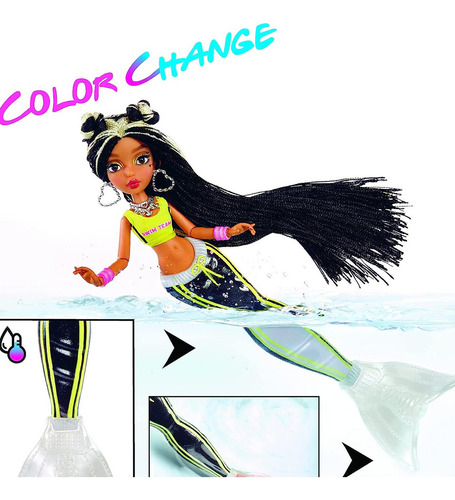 Mermaze Mermaidz Muñeca Jordie Sirena Cambia Color