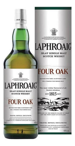 Whisky Escocés Importado Laphroaig Four Oak Litro Envíos