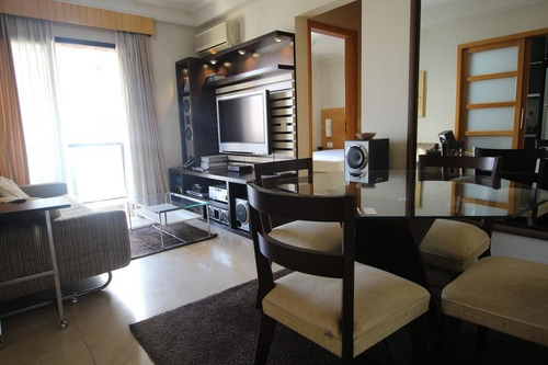 Imagem 2 de 15 de Flat Em Moema Bem Localizado Para Quem Busca Conforto E Sofisticação. - Sf25072