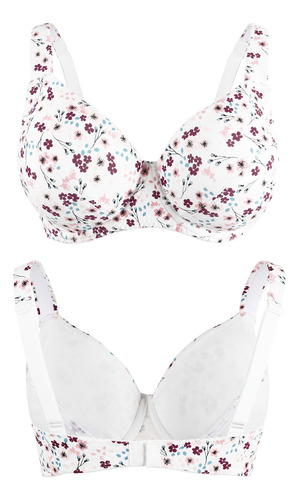 Brassiere Mujer Talla Grande Copas Suaves Con Aro