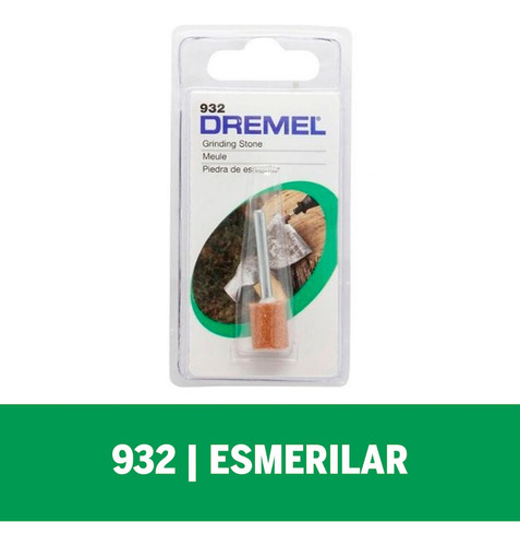 Punta de montaje paralelo de óxido de aluminio 932 3/8 - Dremel