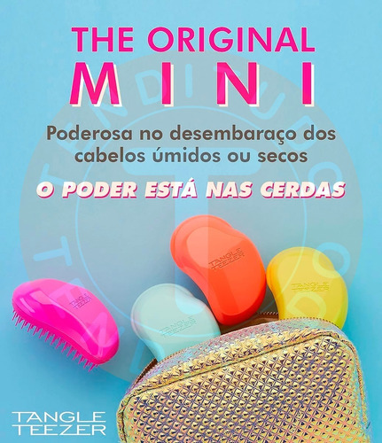 Imagem 9 de 10 de Escova Tangle Teezer Mini Original Pink Millennial