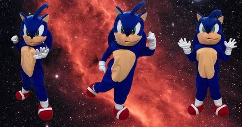 Sonic Disfraz Corpóreo Sonic Alq